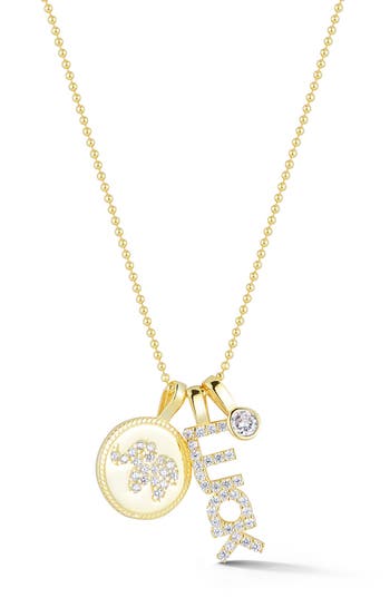 Sphera Milano Luck Pendant Necklace In Gold