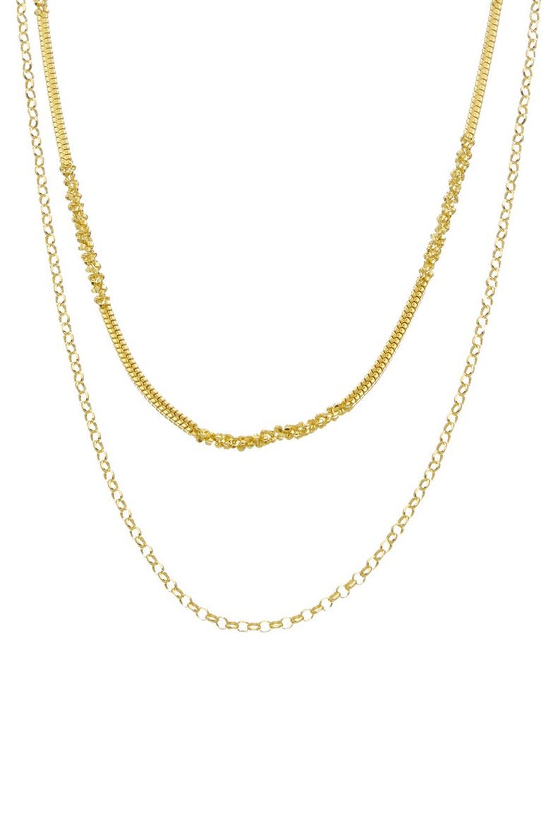 Multi Strand Necklace, Alternate, color, YELLOW
