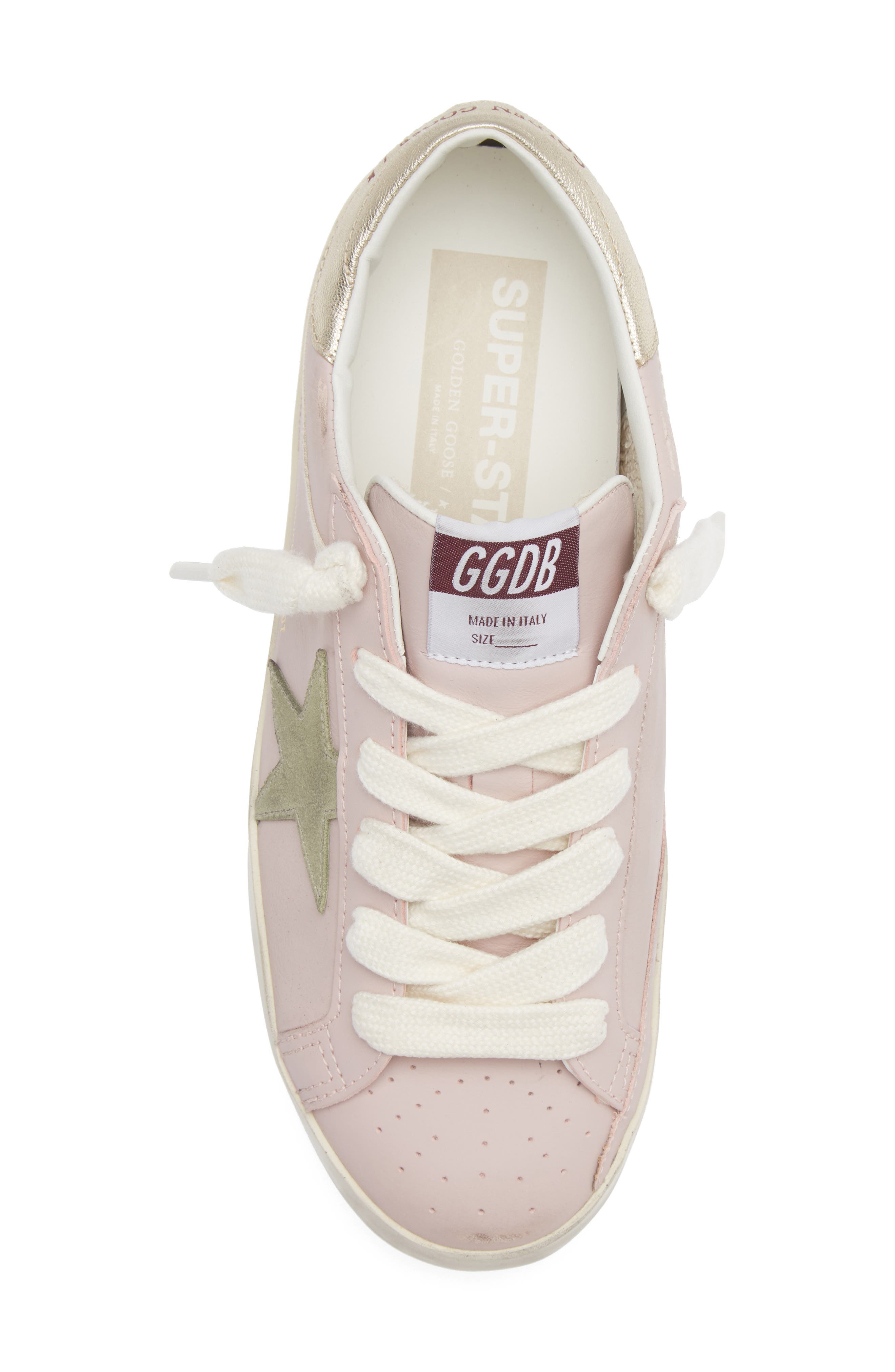 Golden Goose Super-Star Sneaker, Alternate, color, Light Pink/ Ice/ Platinum