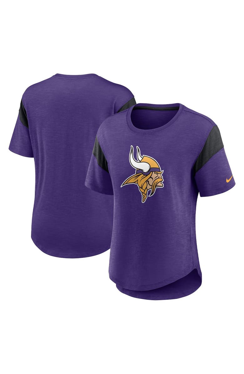 Nike Women's Nike Heather Purple Minnesota Vikings Primary Logo Fashion Top, Main, color,