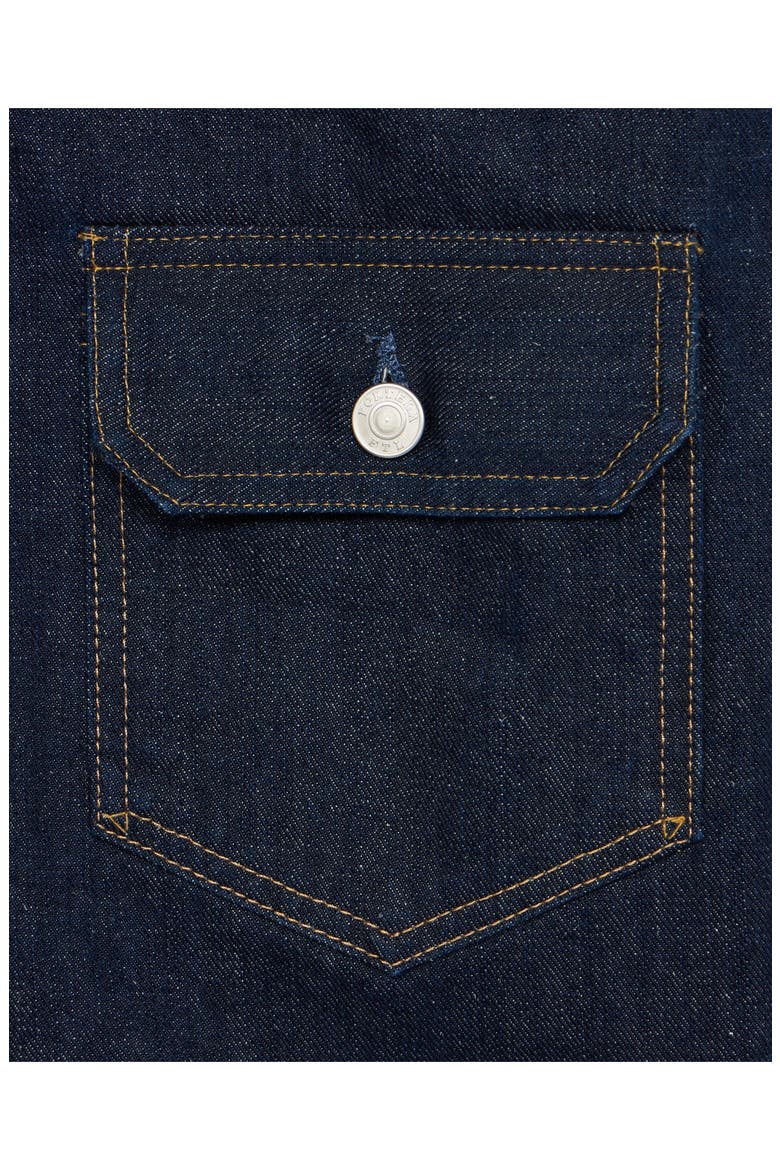 Type Indigo Rinse Denim Jacket, Alternate, color, BLUE