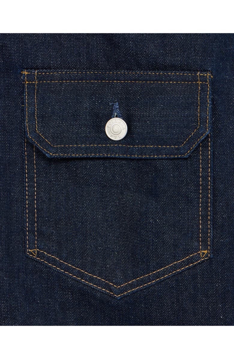 Fortela Type Indigo Rinse Denim Jacket, Alternate, color, Blue