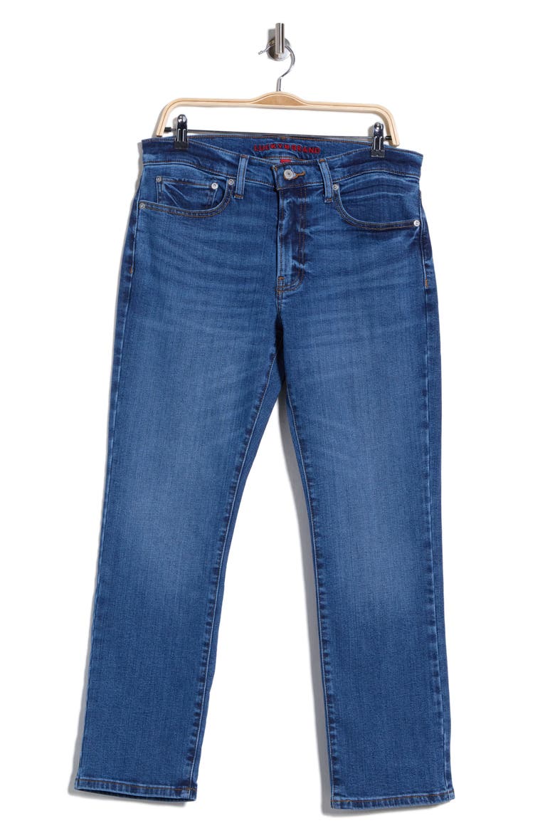 121 Slim Straight Jeans, Main, color, LANCE LEAF