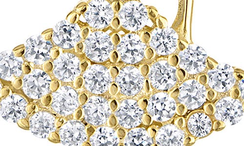 Fzn Kids' Pavé Cubic Zirconia Ballerina Pendant Necklace In Yellow