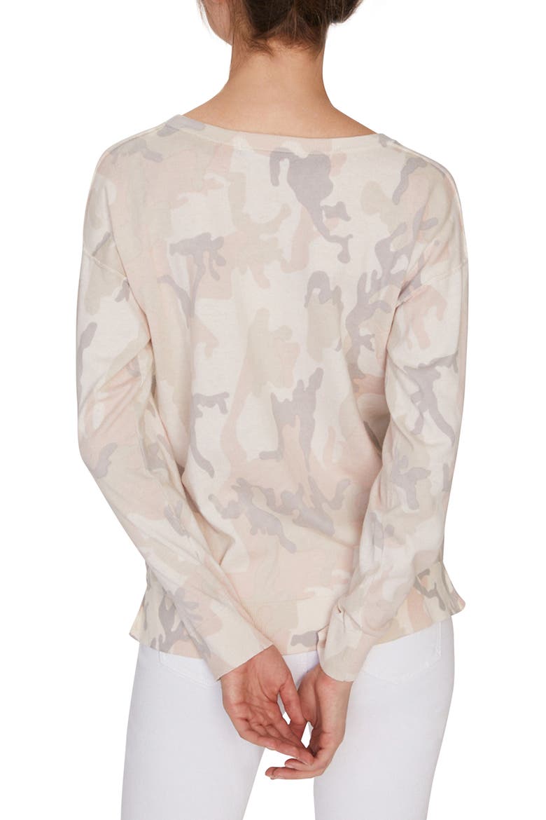 Pale Camo Cotton Blend Sweater, Alternate, color, CHARM CAMO