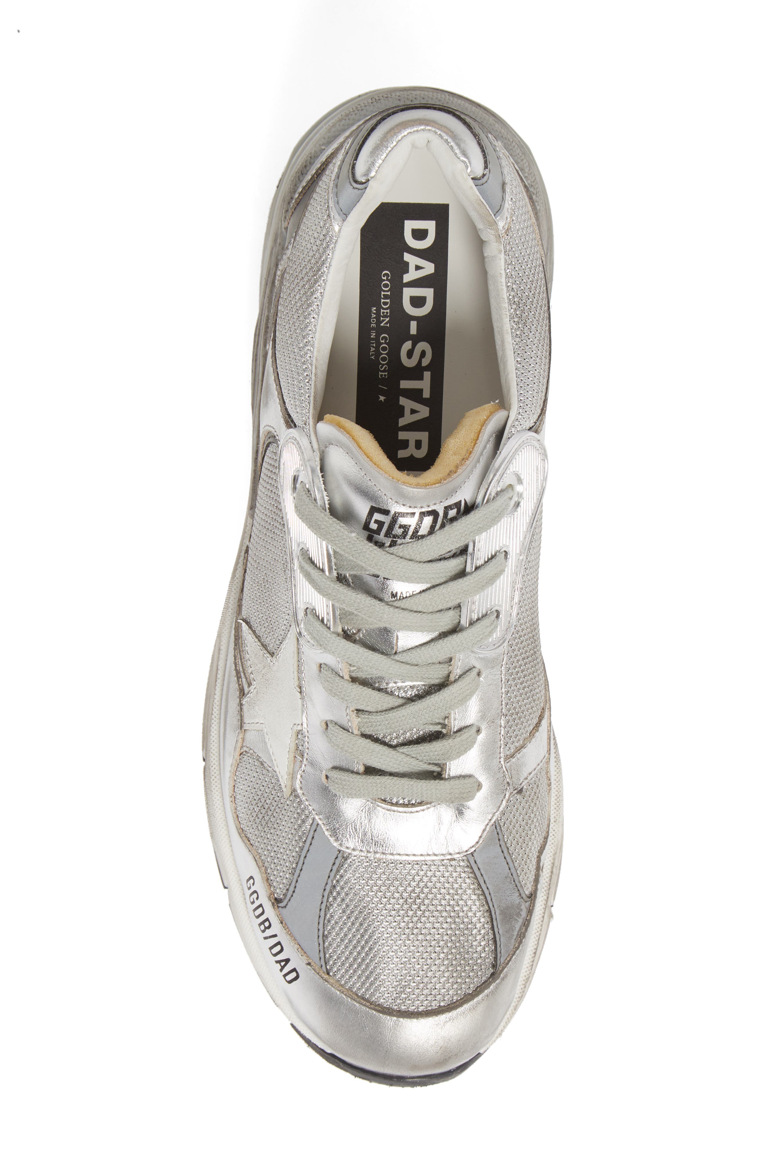 Golden Goose Dad-Star Metallic Sneaker, Alternate, color, 
