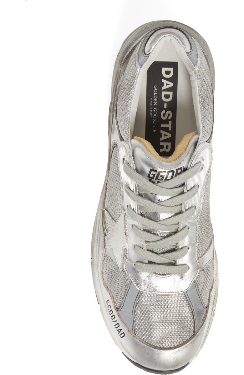 Golden Goose Dad-Star Metallic Sneaker, Alternate, color,