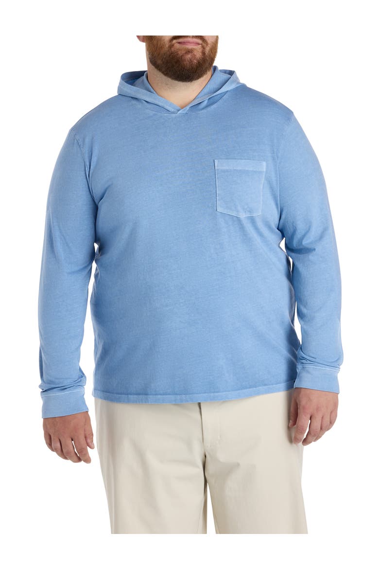 Big & Tall Surf Hoodie Long-Sleeve T-Shirt, Alternate, color, COASTLINE