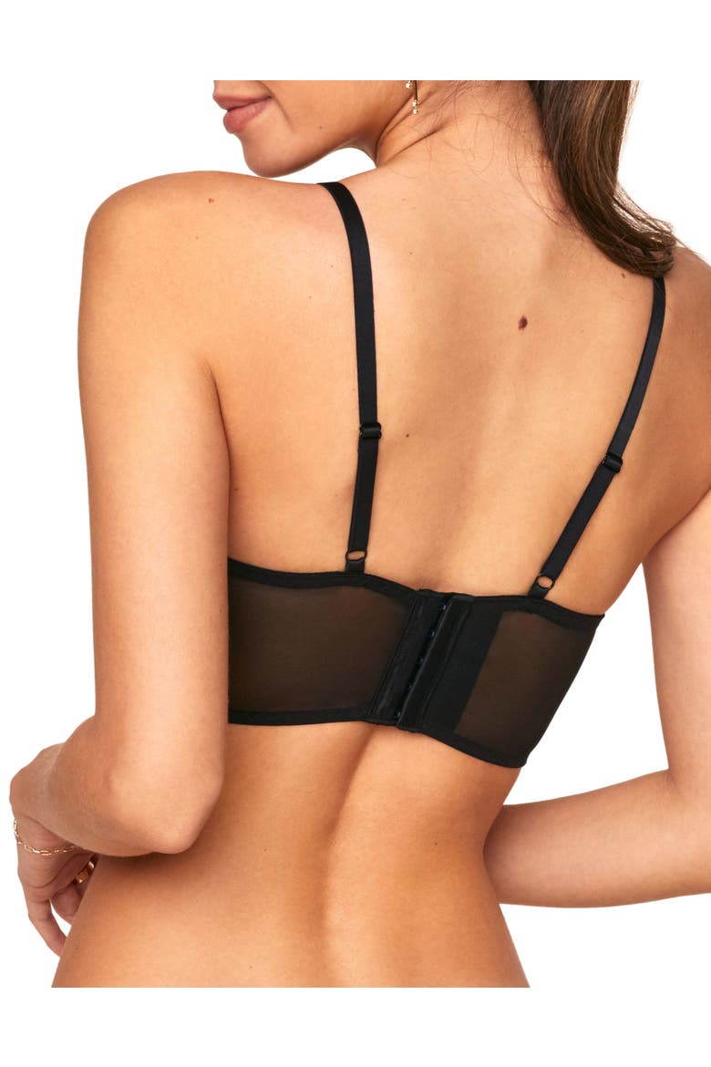 Nymphadora Contour Balconette Bra, Alternate, color, Black