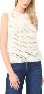 Halogen® Open Stitch Sweater Tank