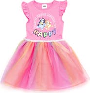 BLUEY Short Sleeve Tulle Tutu Dress