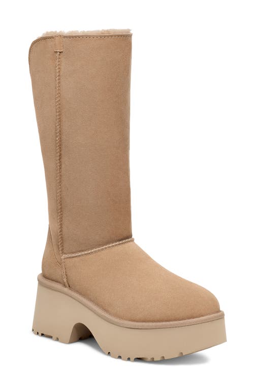 UGG UGG® CLASSIC NEW HEIGHTS GENUINE SHEARLING CUFFABLE BOOT