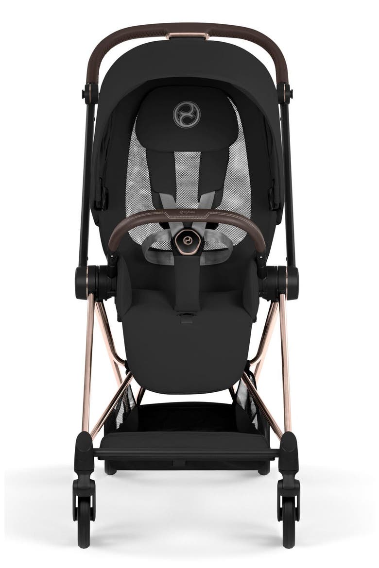 Mios Compact Stroller – Platinum Collection, Alternate, color, ROSE GOLD/ SEPIA BLACK
