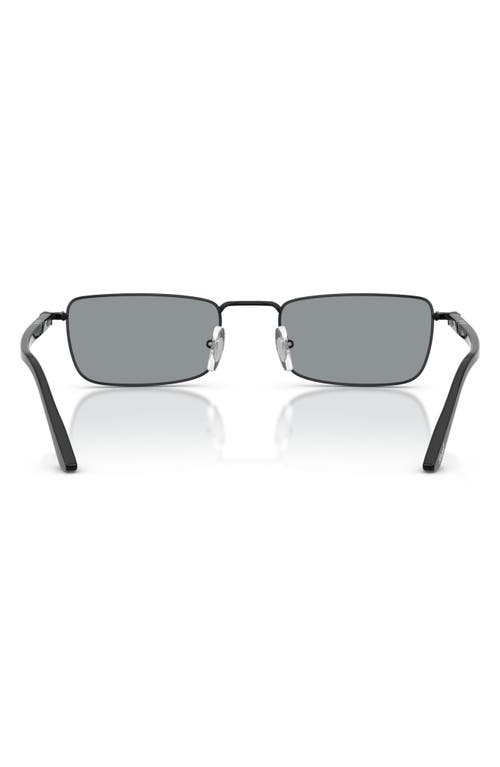 Persol 54mm Rectangular Sunglasses In Orange