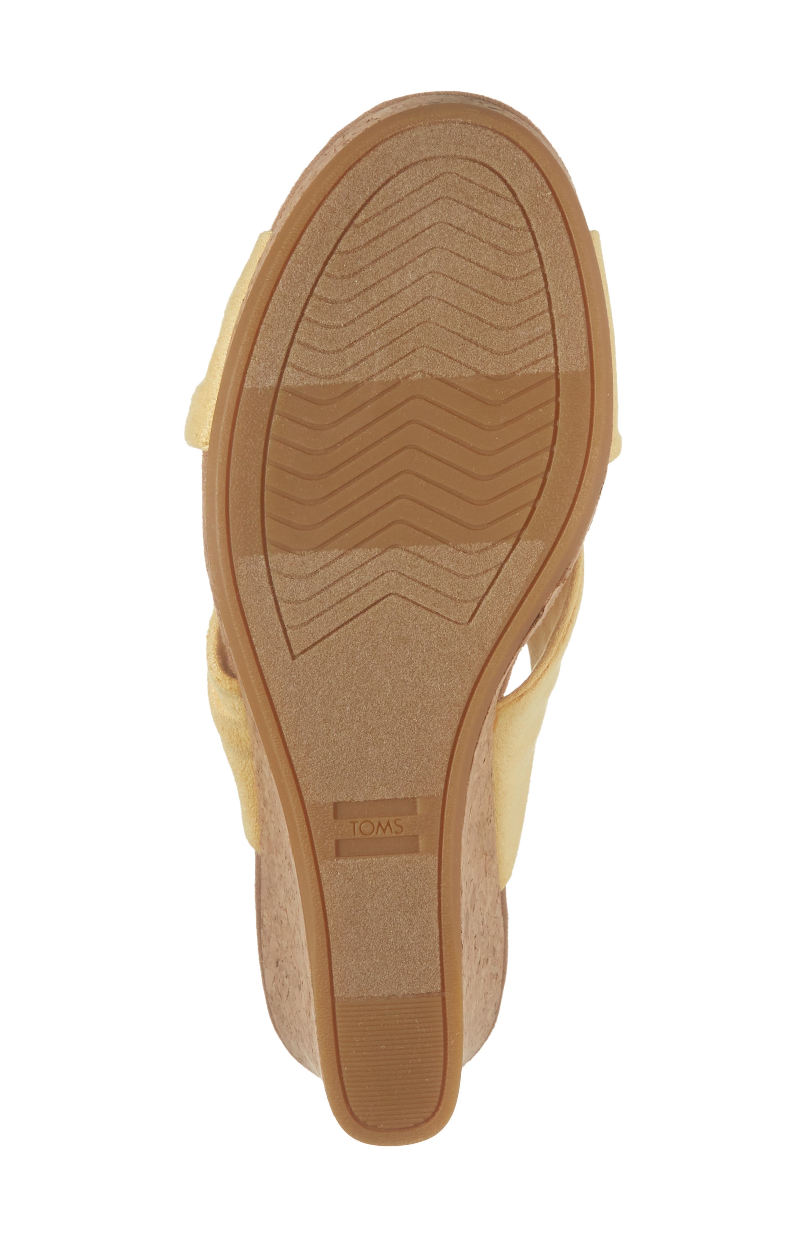 TOMS Serena Slide Sandal, Alternate, color, Yellow