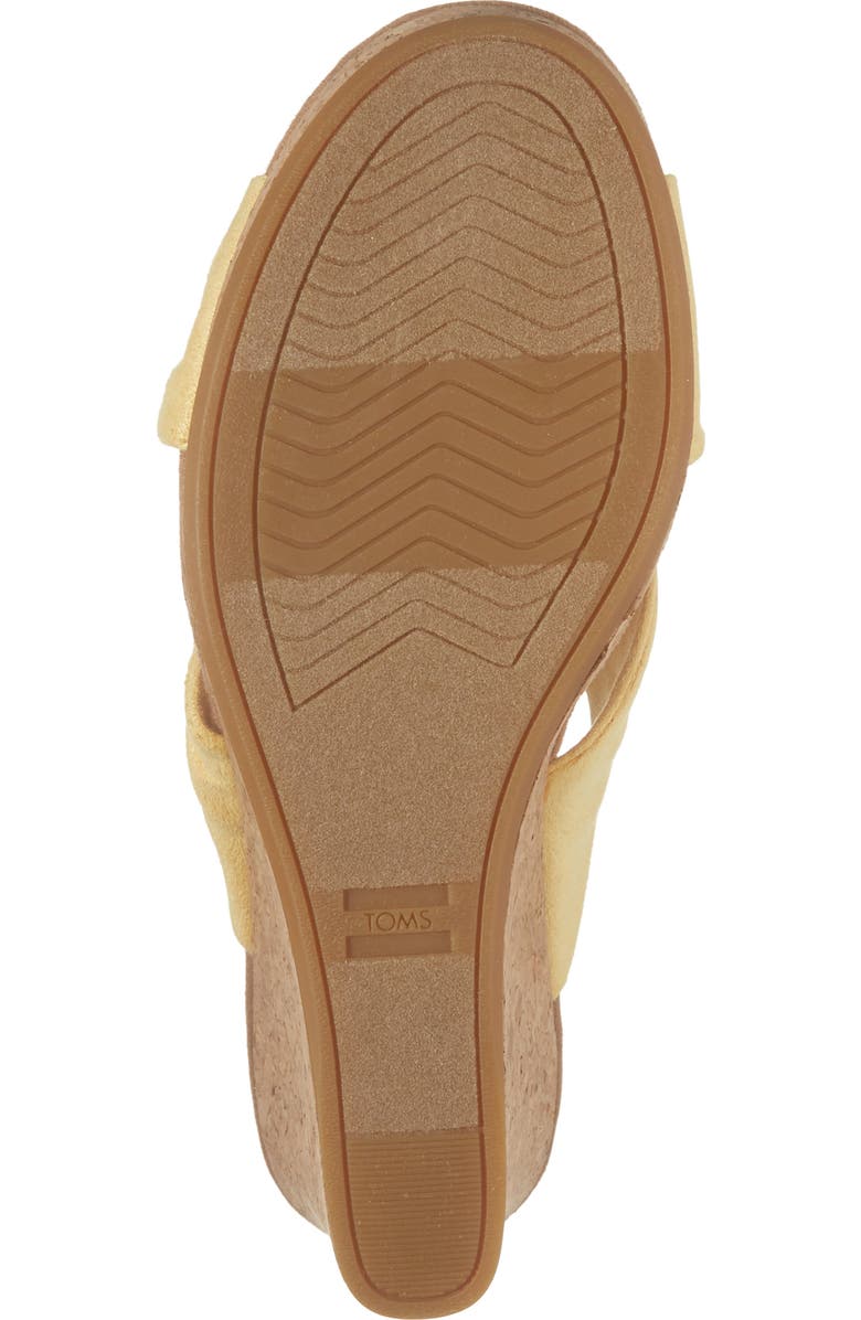 TOMS Serena Slide Sandal, Alternate, color, Yellow