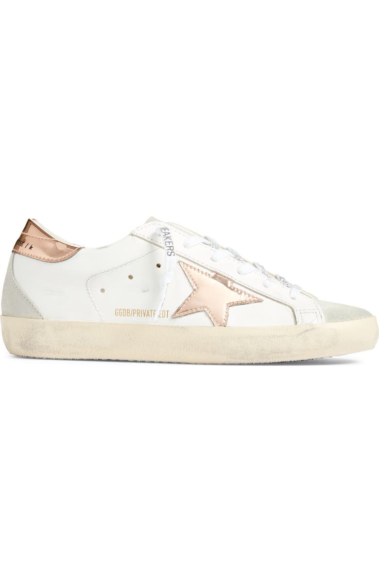 Golden Goose Super-Star Low Top Sneaker, Alternate, color, White/ Pink
