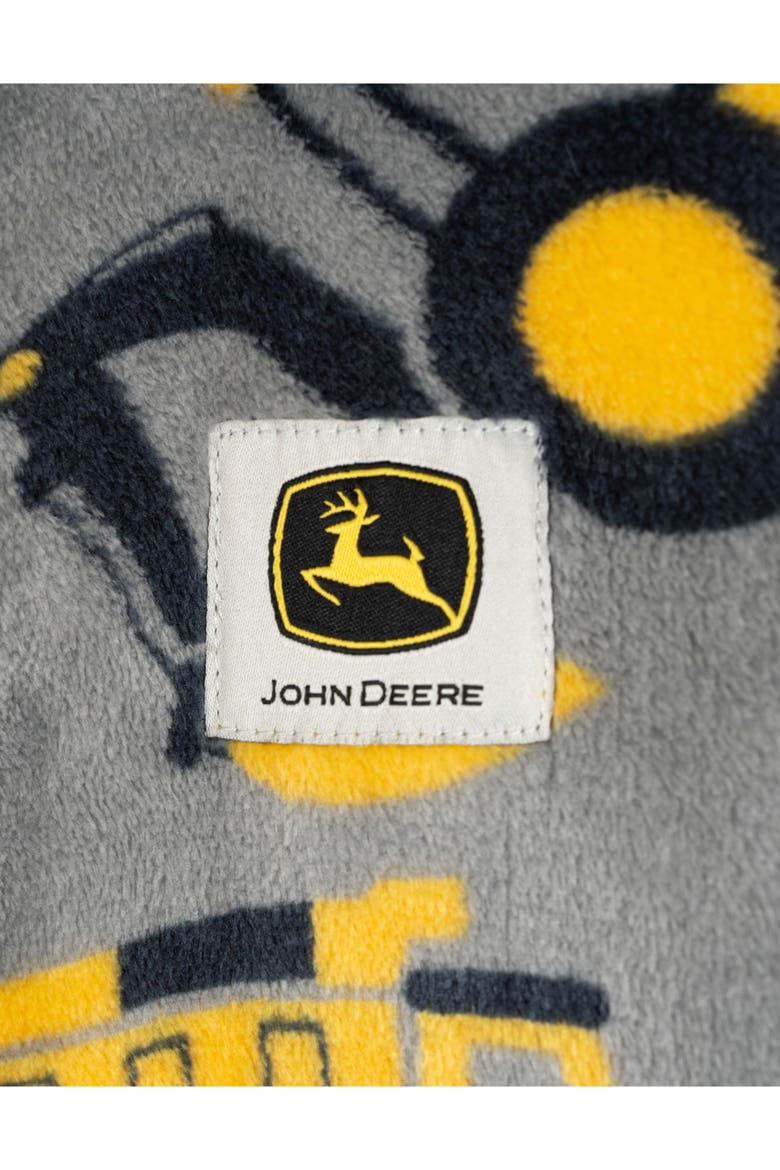 Fleece Quarter-Zip Sweatshirt, Alternate, color, Cool Gray Yellow