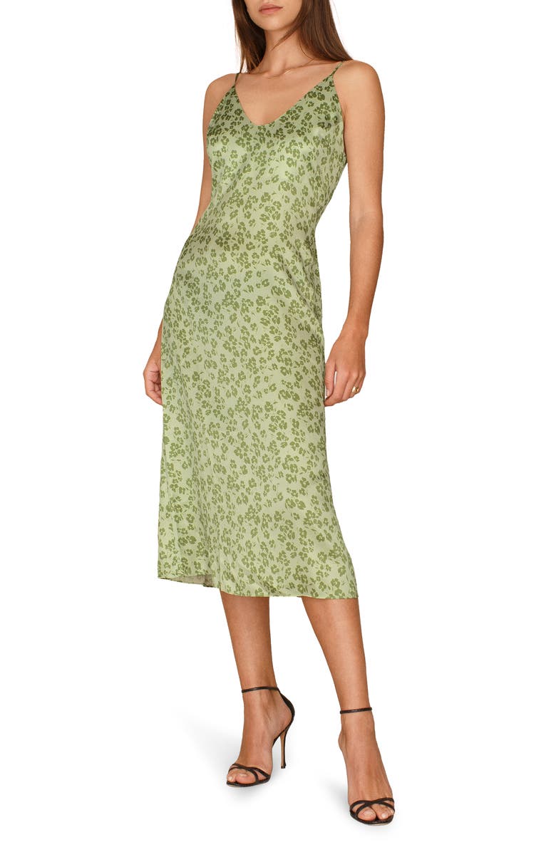 Reformation Sofia Silk Slipdress, Main, color, 