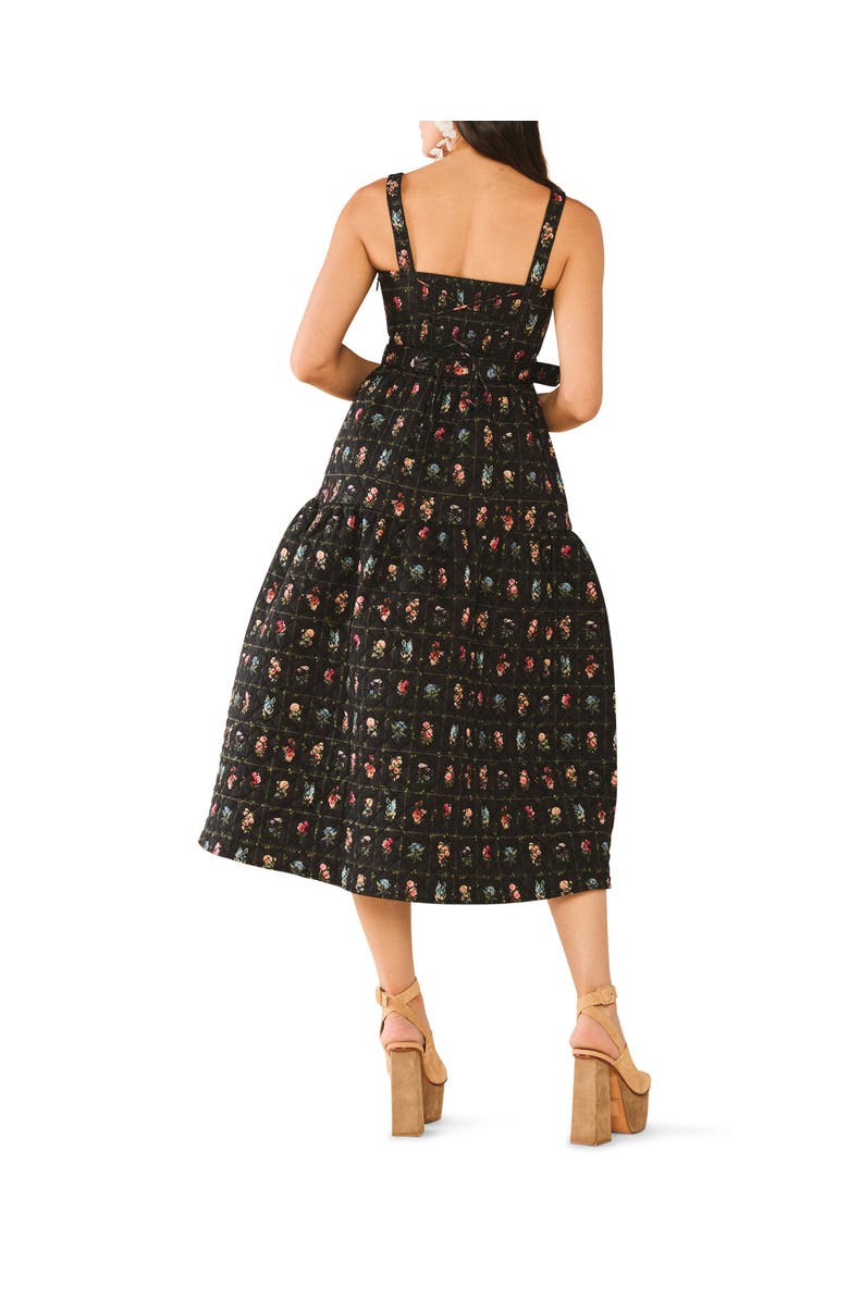 Eddy Willa Dress, Alternate, color, Quilted Florence Black Floral