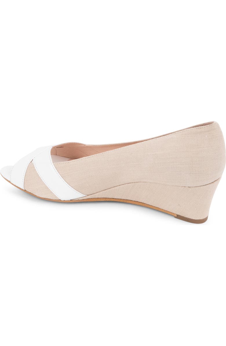 patricia green Como Wedge Sandal, Alternate, color, Natural White