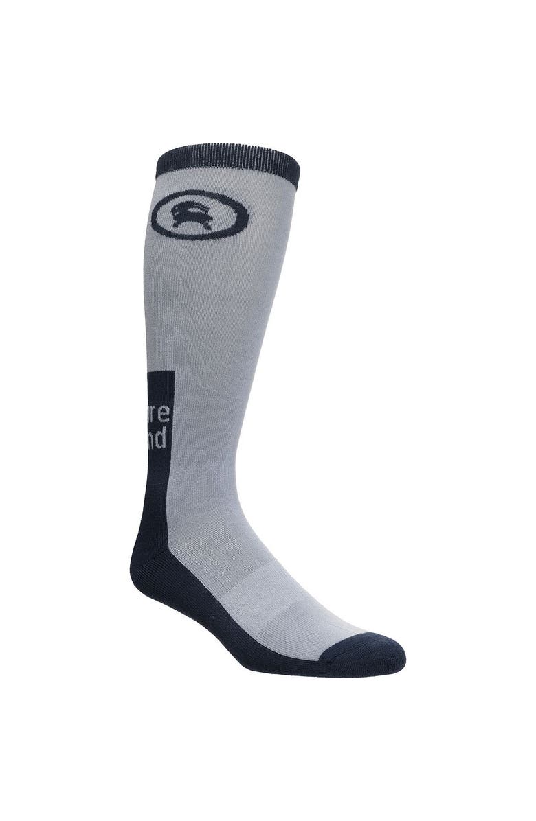 Backcountry Venture Beyond Merino Blend Ski Sock, Alternate, color, Midnight Blue/Tradewinds