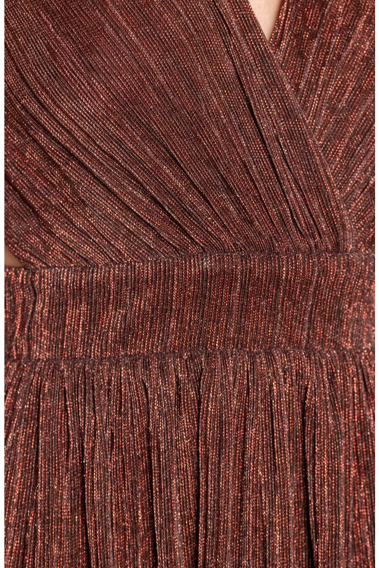 Ellery Shimmer Ombré Midi Cocktail Dress, Alternate, color, BURGUNDY MULTI