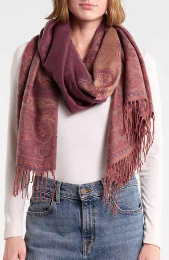 Paisley Bordered Jacquard Scarf