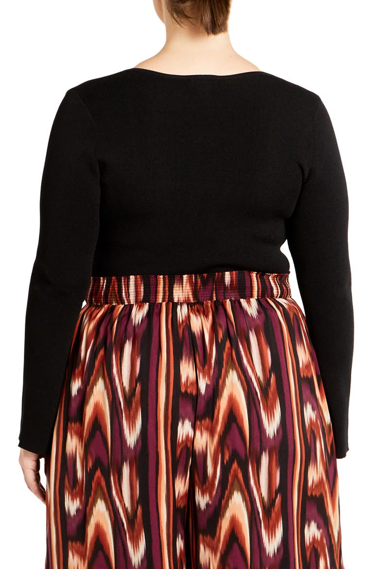 Brooklyn Rib Sweater, Alternate, color, BLACK