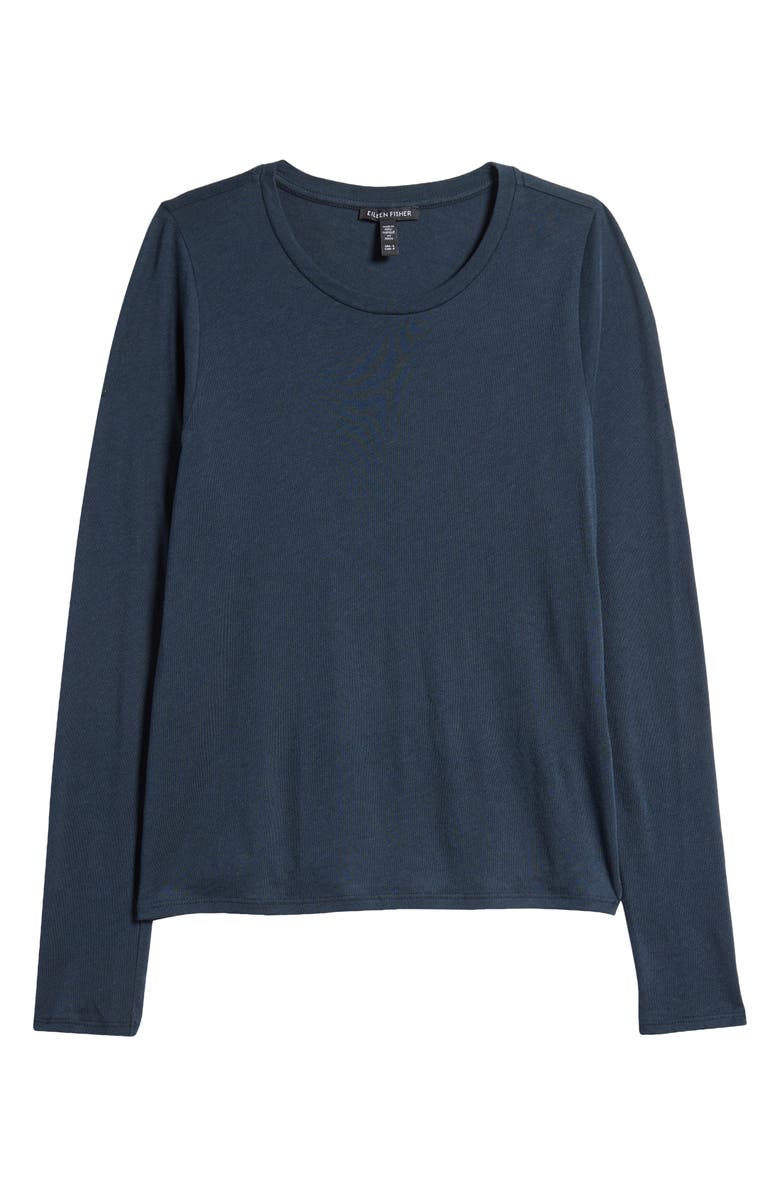 Eileen Fisher Crewneck Top, Alternate, color, Dpadr