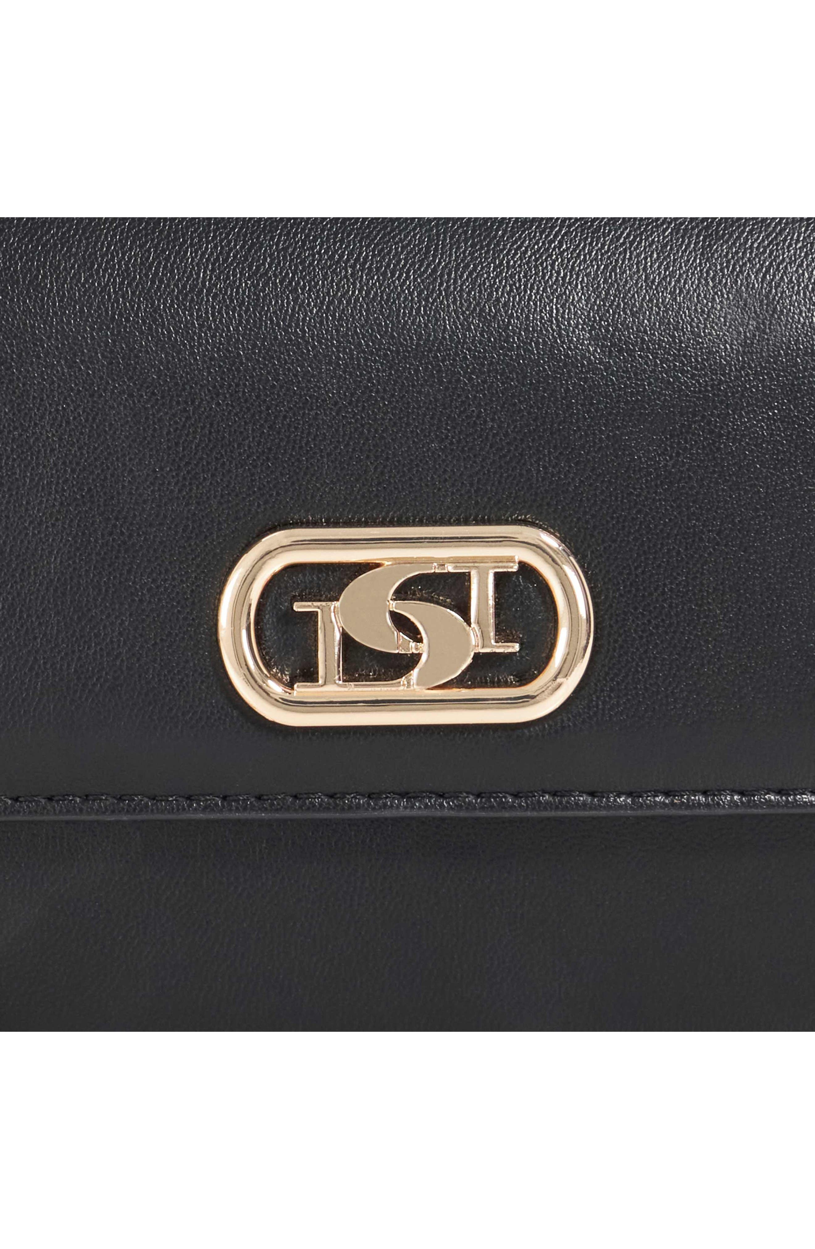 Dune London Sapphired Faux Leather Clutch, Alternate, color, 