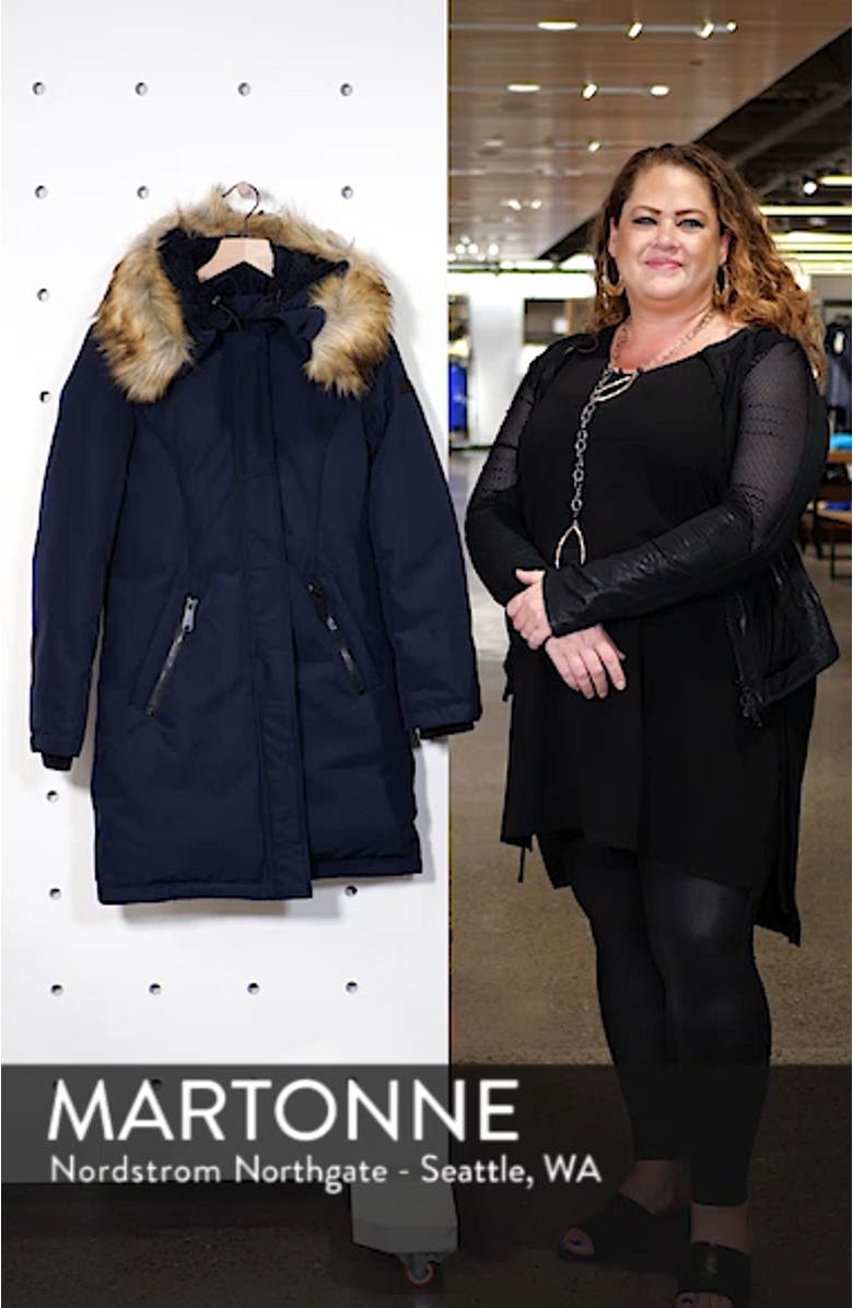 Faux Fur Trim Down Parka, sales video thumbnail