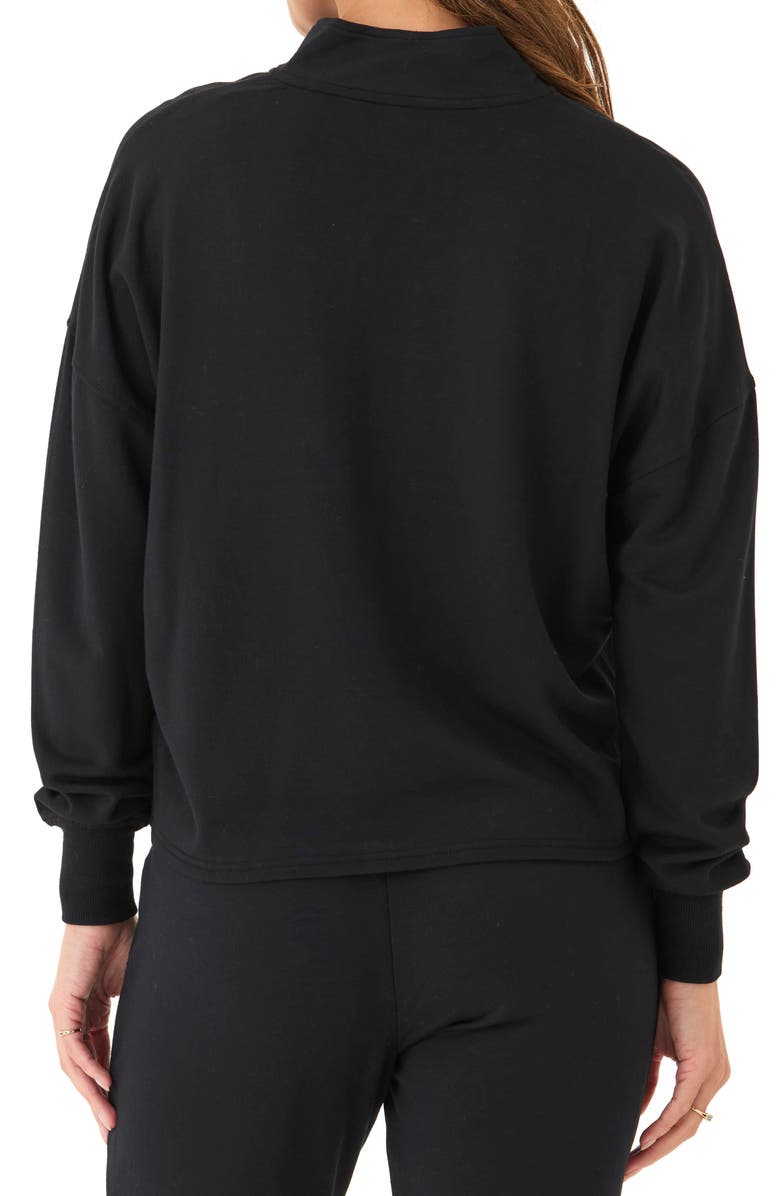 Threads 4 Thought Florynce Feather Fleece Half Zip Sweatshirt, Alternate, color,