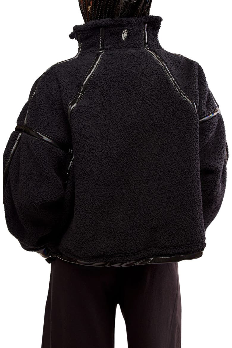 FP Movement Mountain High Shine Half Zip, Alternate, color, BLACK COMBO
