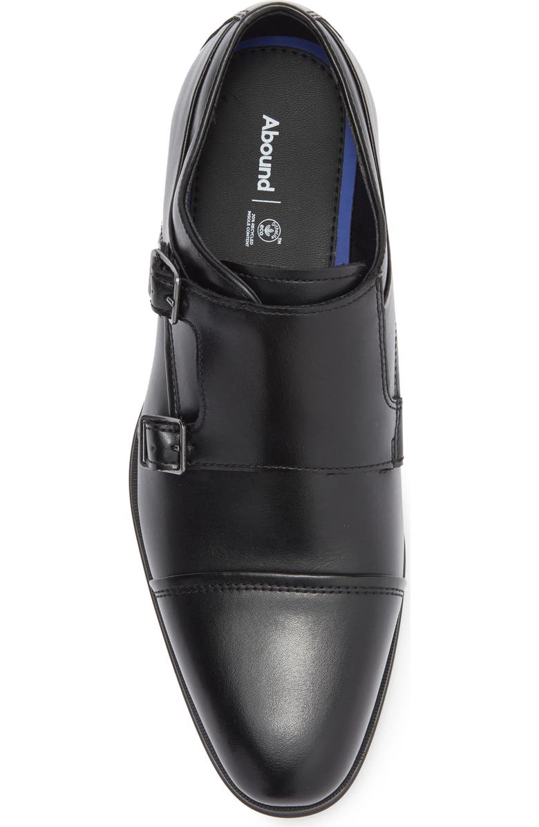 Abound Connor Double Monk Strap Shoe, Alternate, color, Black