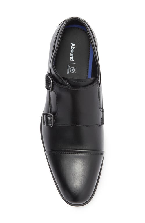Abound Connor Double Monk Strap Shoe In Black