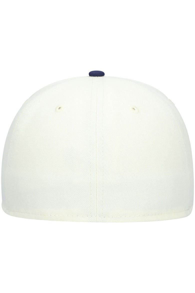 Men's New Era White Detroit Stars Cooperstown Collection Turn Back The Clock 59FIFTY Fitted Hat, Alternate, color, White