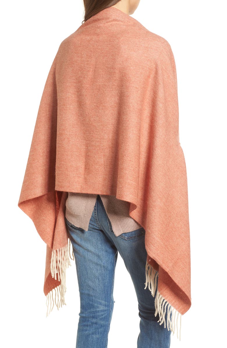 Madewell Fringe Cape Scarf, Alternate, color, 