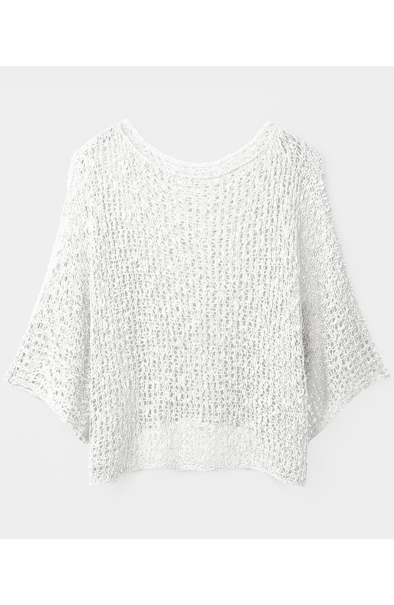 Joe Browns Popcorn Knit Pullover Sweater, Alternate, color, White