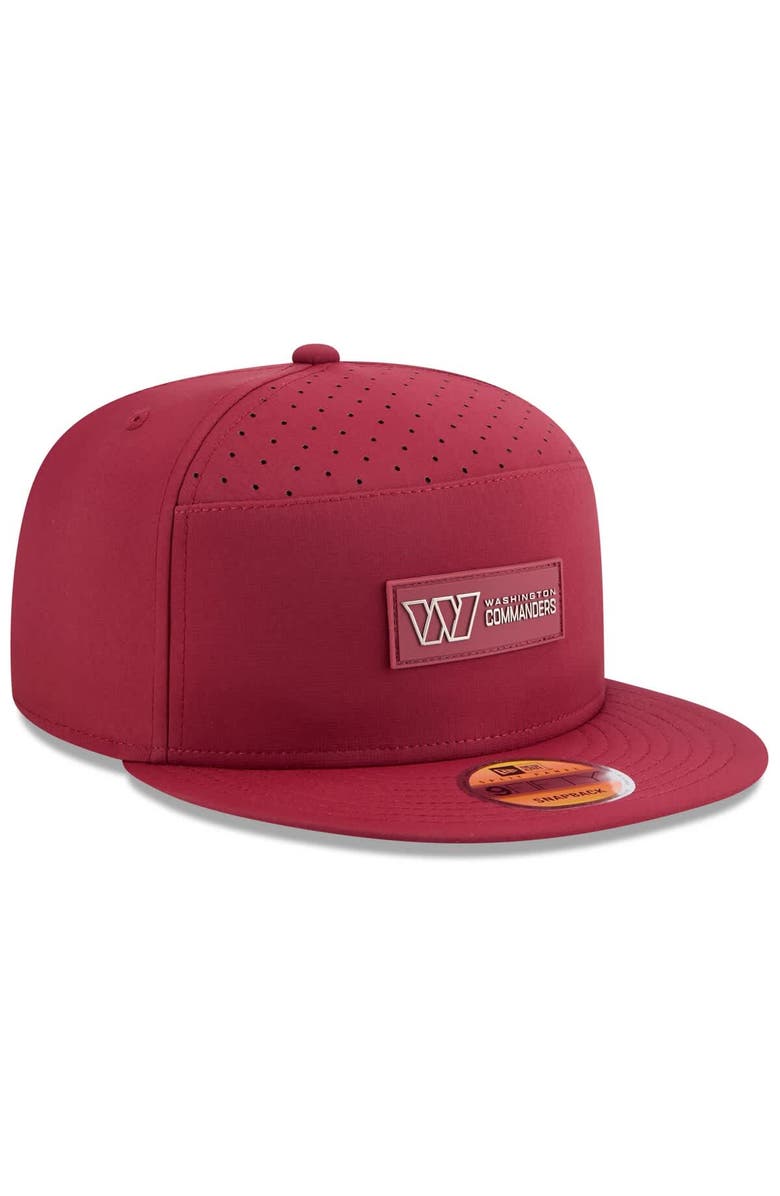 New Era Men's New Era Burgundy Washington Commanders 2025 Sideline  Split Panel 9FIFTY Snapback Hat, Alternate, color, 