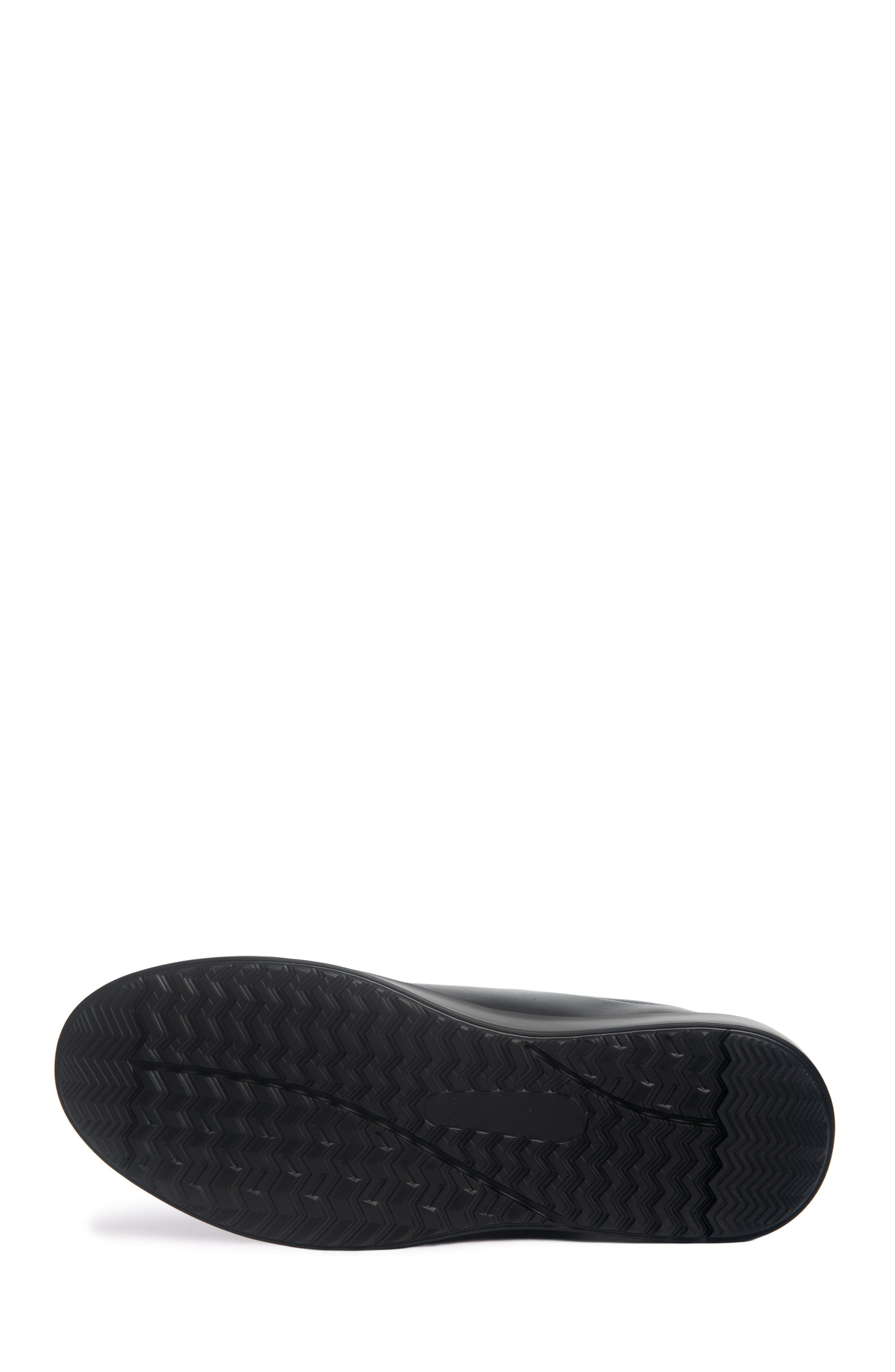 Bond St Hands Free Technology Leather Slip On Sneaker, Alternate, color, Black Napa Leather/Black