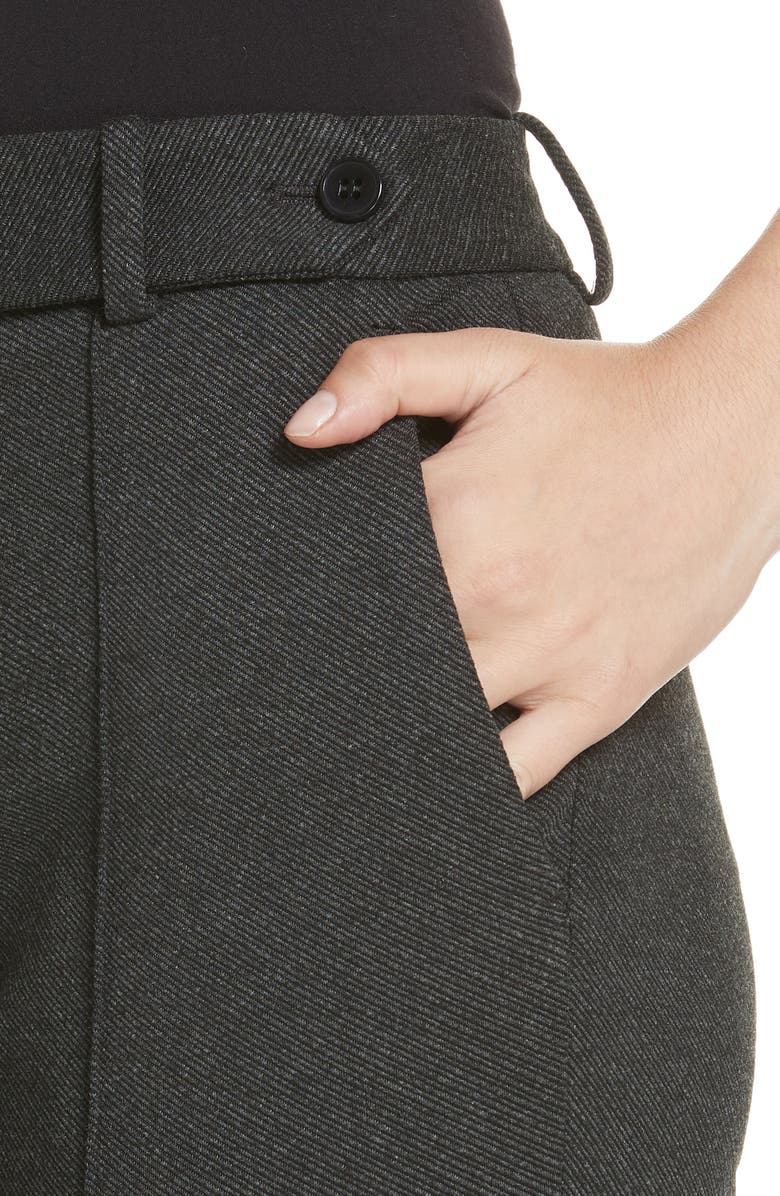 Theory Seamed Front Stretch Twill Pants, Alternate, color, 