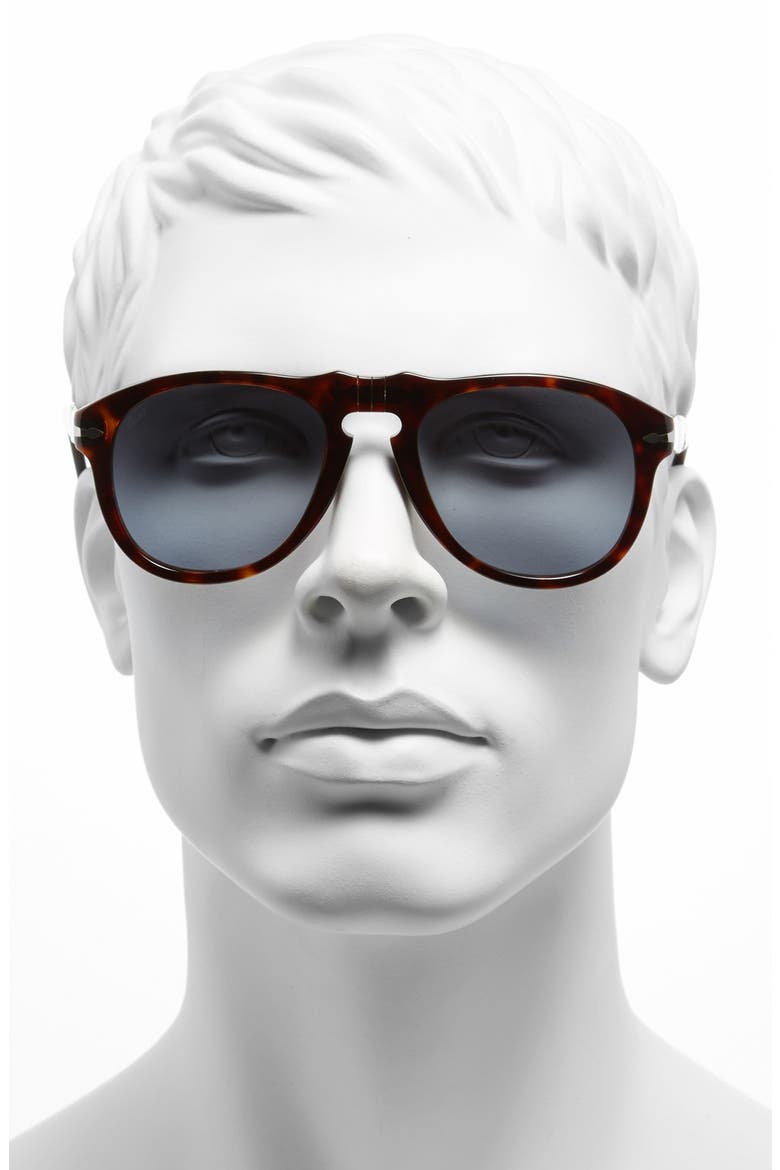 '649' Retro 52mm Keyhole Sunglasses, Alternate, color, HAVANA