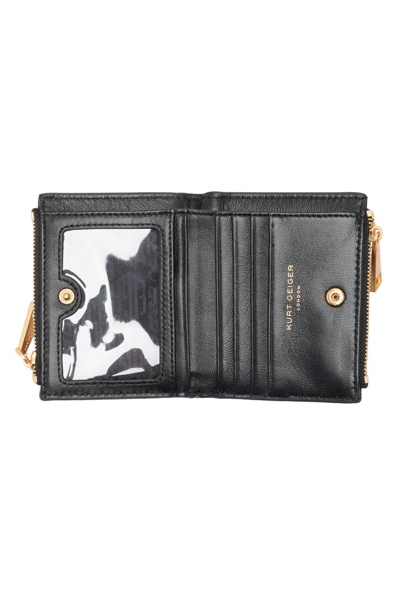 Kensington Leather Flap Wallet, Alternate, color, OPEN GREY