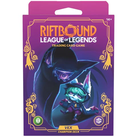 League of Legends TCG Unleashed, Champion Deck, Vex, Ready To Play