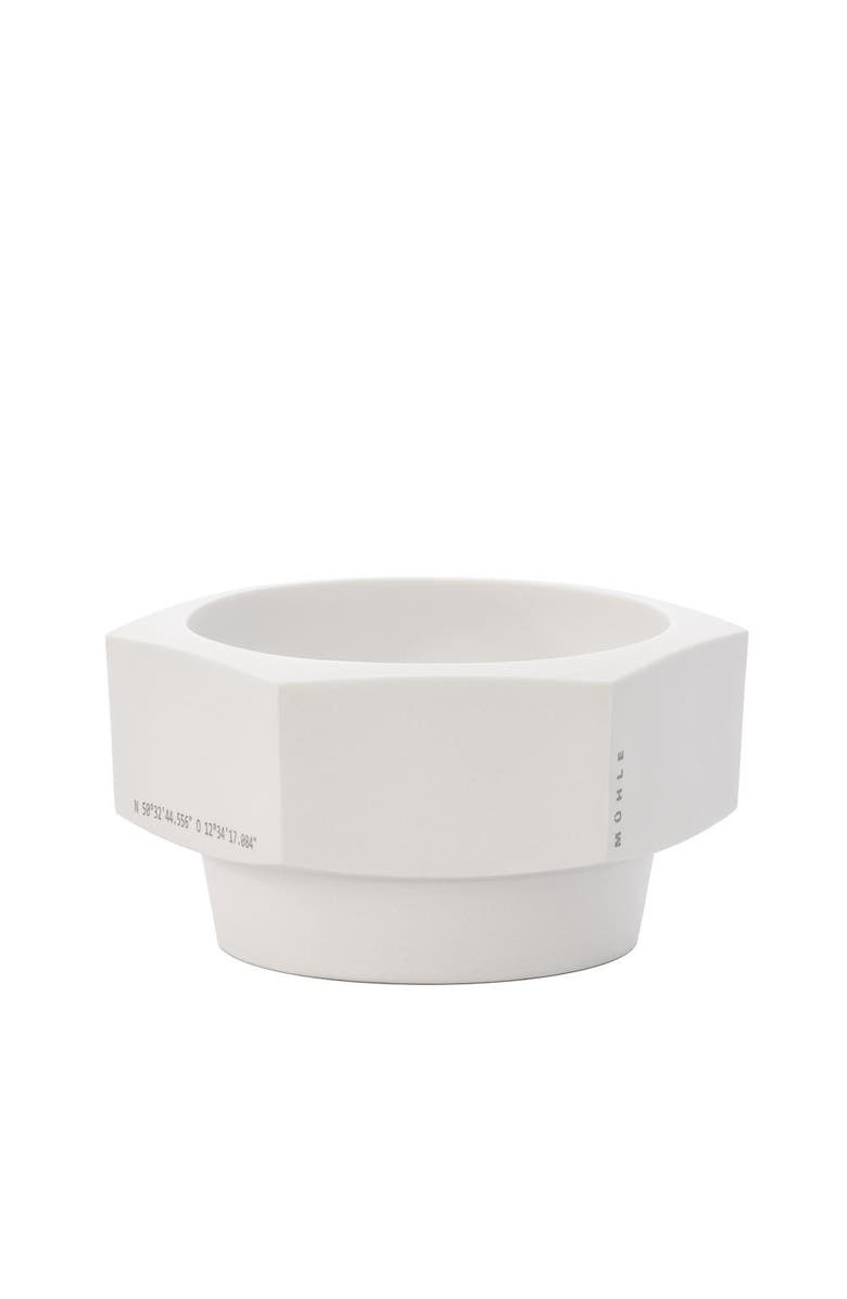 MÜHLE Hexagon White Porcelain Shaving Bowl, Main, color, White