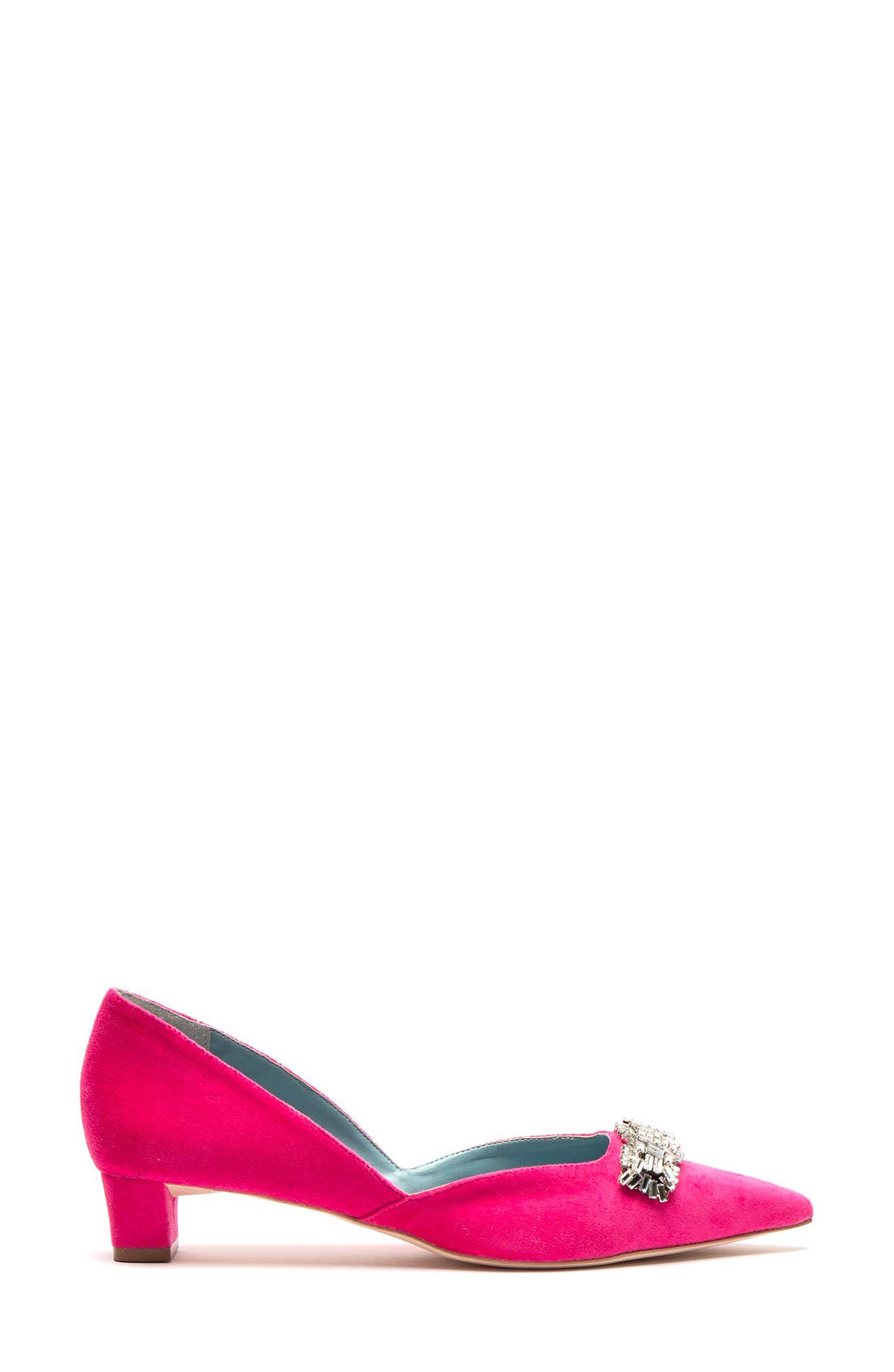 Frances Valentine Paula d'Orsay Pump, Alternate, color, Pink
