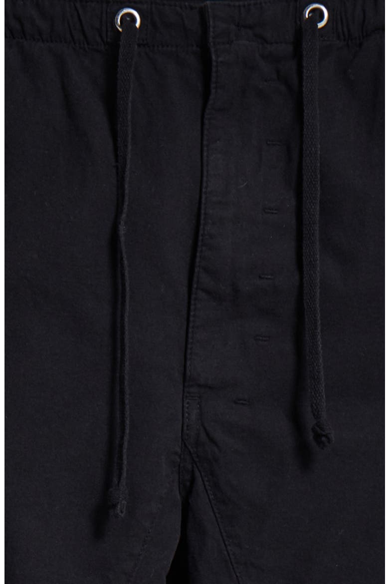 Cargo Parachute Shorts, Alternate, color, BLACK