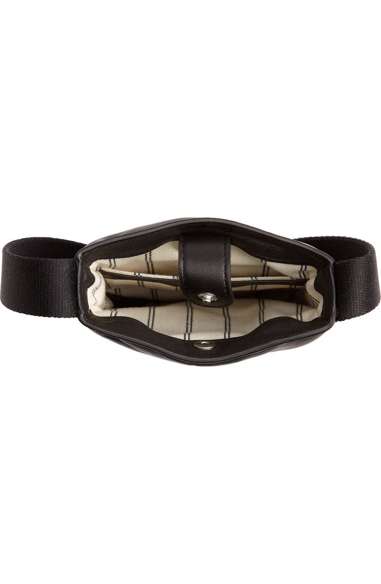 rag & bone Riser Leather Crossbody Phone Pouch, Alternate, color,