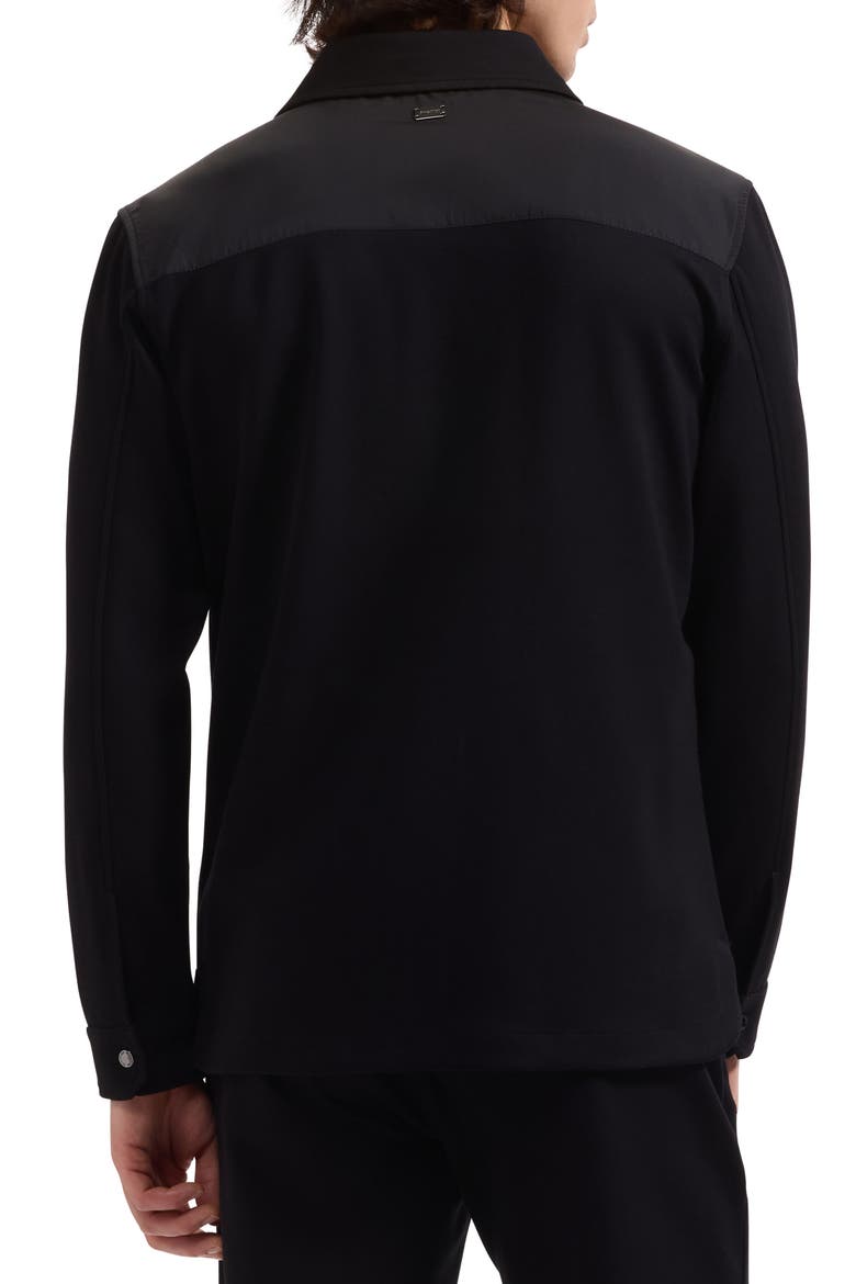 Soft Touch Knit Shirt Jacket, Alternate, color, BLACK